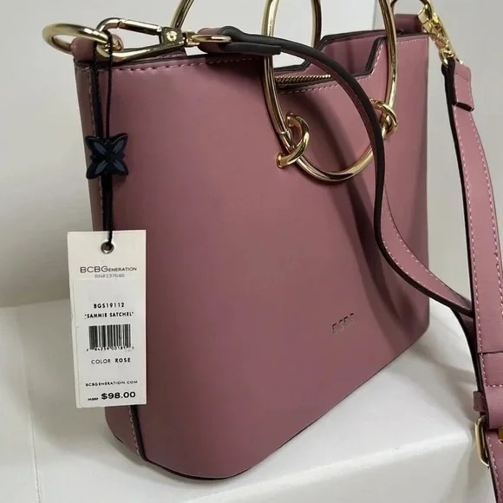 BCBGENERATION | Sammie Satchel In Rose Beach Spring - Picture 13 of 13